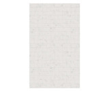 Swanstone 50" x 84" Metro Subway Tile Glue up Bathtub and Shower Single Wall Panel in Carrara - MTMK8450.221