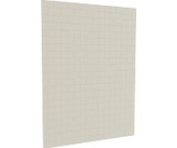 Swanstone 62" x 84" Metro Subway Tile Glue up Bathtub and Shower Single Wall Panel in Bisque - MTMK8462.018