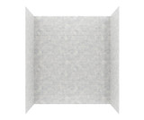 Swanstone 30" x 62" x 72 Metro Subway Tile Glue up Tub Wall Kit in Ice - MTMK723062.130