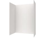 Swanstone 30 x 62 x 84 Smooth Glue up Tub Wall Kit in Tahiti White - SMMK843062.011