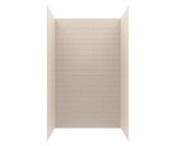 Swanstone 32" x 50" x 84 Metro Subway Tile Glue up Shower Wall Kit in Tahiti White - MTMK843250.011