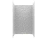 Swanstone 32" x 50" x 84 Metro Subway Tile Glue up Shower Wall Kit in Ice - MTMK843250.130