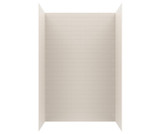 Swanstone 34" x 62" x 96 Metro Subway Tile Glue up Bathtub and Shower Wall Kit in Bisque - MTMK963462.018