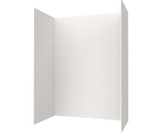 Swanstone 42" x 62" x 84 Modern Subway Tile Glue up Shower Wall Kit in Bisque - MSMK844262.018