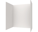 Swanstone 42" x 62" x 72 Smooth Glue up Bathtub and Shower Wall Kit in Tahiti White - SMMK724262.011