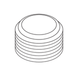 Symmons Plug, Socket Head, 1/2 IPS - T-43-KIT