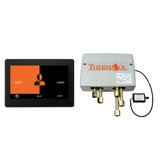Thermasol Digital Shower Package - ThermaTouch2 10 Control + Digital Shower Valve, Matte Black - DSPU-TT10-MB