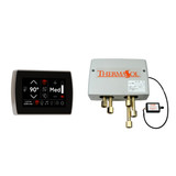 Thermasol Digital Shower Package - SignaTouch Control (Wall Mount) + Digital Shower Valve, Satin Chrome - DSP-SIGF-SC