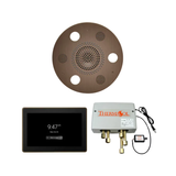 Thermasol Wellness Shower Package - Serenity Advanced Rainhead (Round) + ThermaTouch2 15 Control + Digital Shower Valve, Antique Copper - WSP15R-ACOP