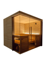 Lindea View Large | Lime Wood Int & Thermo-Lime Wood Ext | Reversible Assembly | 4-6 People | Romania | 9.0kw Virta - 1-051-757