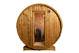 Thermasol Kuuma 7x6 Classic Barrel | 8.0kw KIP | 4-Person | Thermally Modified Pine* - 4021207