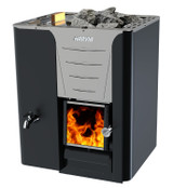 Harvia PRO 20 Wood Burning Sauna Heater | 30L Left-Side Water Tank - WKPR20LSM
