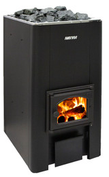 Harvia 50 Wood Burning Sauna Heater| Black - WK500