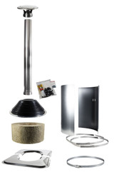 Harvia Steel Chimney Symmetric Accessory Kit, Steel - 14-WHP-ASSYM Harvia Steel Chimney Symmetric Accessory Kit, Steel - 14-WHP-ASSYM