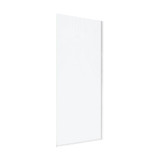 Craft + Main Marina® 34" x 76" Clear Glass Shower Screen - Silver Trim - MRSC3476-CL-SV