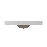 Craft + Main 49" x 22" Calacatta Bianco Quartz Vanity Top with White Rectangular Sink Bowl - 8" Widespread - QZ49228CBR