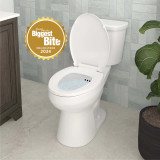 Craft + Main Easley Flush Guard 1.28 GPF Plus Height Elongated Complete 2-Piece Toilet, White - TL-5800AFH-EW