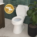 Craft + Main Easley Flush Guard 1.28 GPF Round Complete 2-Piece Toilet, White - TL-5800AF-RW