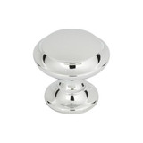 Top Knobs Barrow 1-1/4" Diameter Mushroom Knob, Polished Chrome - TK1050PC