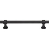 Top Knobs Bit 6 5/16" Center to Center Bar Pull, Flat Black - M2727