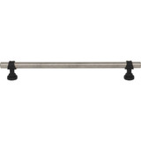 Top Knobs Bit 8 13/16" Center to Center Bar Pull, Antique Pewter/Flat Black - M2755
