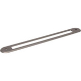 Top Knobs Brockwell 12" Center to Center Pull Backplate, Ash Gray - TK3358AG