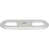 Top Knobs Brockwell 2 3/4" Center to Center Pull Backplate, Polished Chrome - TK3351PC