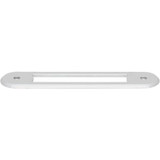 Top Knobs Brockwell 3 3/4" Center to Center Pull Backplate, Polished Chrome - TK3352PC