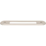 Top Knobs Brockwell 3 3/4" Center to Center Pull Backplate, Polished Nickel - TK3352PN