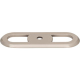 Top Knobs Brockwell 7 9/16" Center to Center Pull Backplate, Brushed Satin Nickel - TK3355BSN