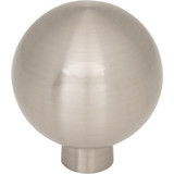 Top Knobs Brockwell 1 1/4" Diameter Round Knob, Brushed Satin Nickel - TK3341BSN
