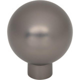 Top Knobs Brockwell 1 1/8" Diameter Round Knob, Ash Gray - TK3340AG
