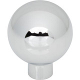 Top Knobs Brockwell 1 1/8" Diameter Round Knob, Polished Chrome - TK3340PC