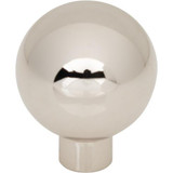 Top Knobs Brockwell 1 1/8" Diameter Round Knob, Polished Nickel - TK3340PN