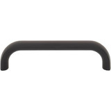 Top Knobs Brockwell 3 3/4" Center to Center Bar Pull, Flat Black - TK3342BLK