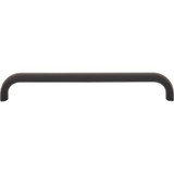 Top Knobs Brockwell 6 5/16" Center to Center Bar Pull, Flat Black - TK3344BLK