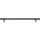 Top Knobs Burnham 12" Center to Center Bar Pull, Flat Black - TK3237BLK