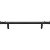 Top Knobs Burnham 6 5/16" Center to Center Bar Pull, Flat Black - TK3234BLK