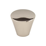 Top Knobs Cone 1 1/16" Diameter Round Knob, Polished Nickel - M1322