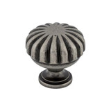 Top Knobs Melon 1 1/4" Diameter Round Knob, Antique Pewter - M1596