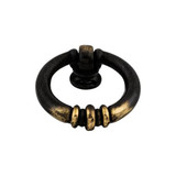 Top Knobs Newton Ring 1 5/8" Length Round Knob, Dark Antique Brass - M176