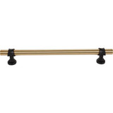 Top Knobs Bit 12" Center to Center Bar Pull, Honey Bronze/Flat Black - M2777