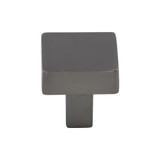 Top Knobs Channing 1 1/16" Length Square Knob, Ash Gray - TK740AG