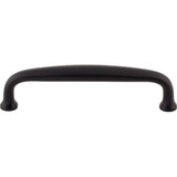 Top Knobs Charlotte 4" Center to Center Bar Pull, Flat Black - M1682