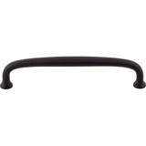 Top Knobs Charlotte 6" Center to Center Bar Pull, Flat Black - M1683