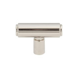 Top Knobs Clarence 2" Length Bar Knob, Polished Nickel - TK3111PN