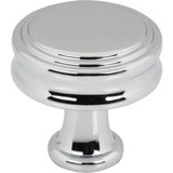 Top Knobs Coddington 1 1/4" Length Round Knob, Polished Chrome - TK3190PC