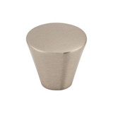 Top Knobs Cone 1 1/16" Diameter Round Knob, Brushed Satin Nickel - M371