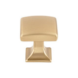 Top Knobs Contour 1 1/8" Length Square Knob, Honey Bronze - TK721HB