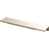 Top Knobs Crestview Tab Pull 6" (c-c) - Brushed Satin Nickel - TK973BSN